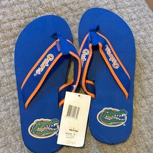Florida Gators men’s Flip Flops - Blue and Orange